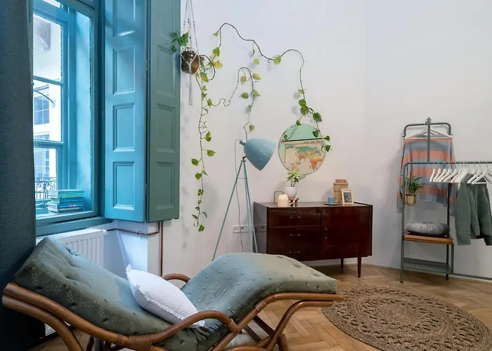 Cozy Boho Apartment, Super Central, Parliament, Netflix Lägenhet Budapest